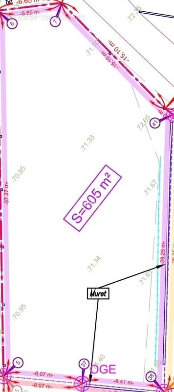 Terrain à SAINT-MICHEL-LE-CLOUCQ