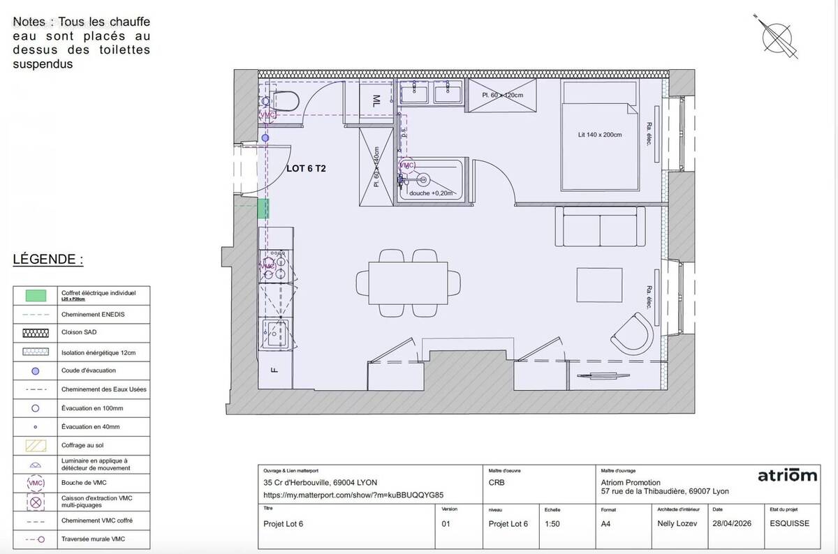 Appartement à LYON-4E