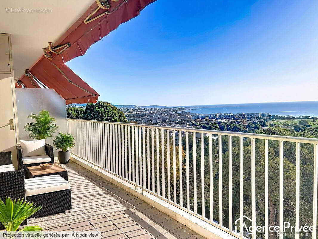 Terrasse principale - Appartement à CAGNES-SUR-MER