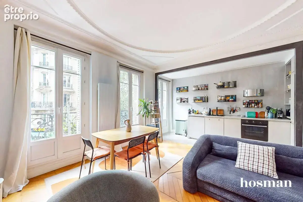 Charmant 2 pièces de 38 m² avec balcon lumineux - Rue Ordener, Paris 18ème - photo 4