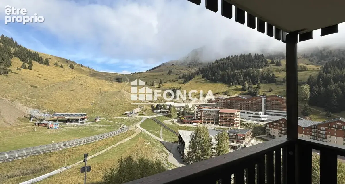 Au pied des pistes, Les Martagons, T2 de 27,68 m2 vendu meublé, composé de : Entrée avec coin montagne, salle de bains, wc, séjo - photo 10