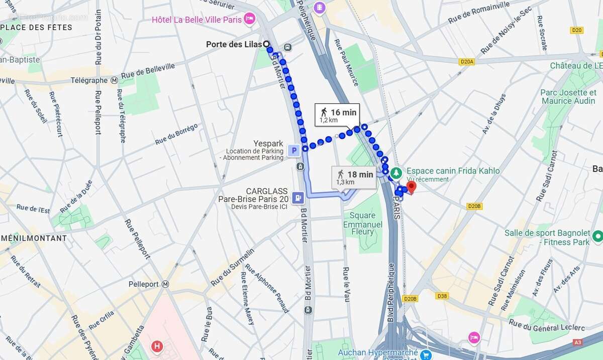 A 15 mn à pied du M° Porte des Lilas - Maison à BAGNOLET