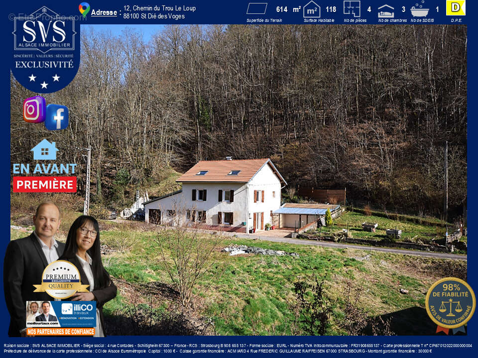 Maison à SAINT-DIE-DES-VOSGES