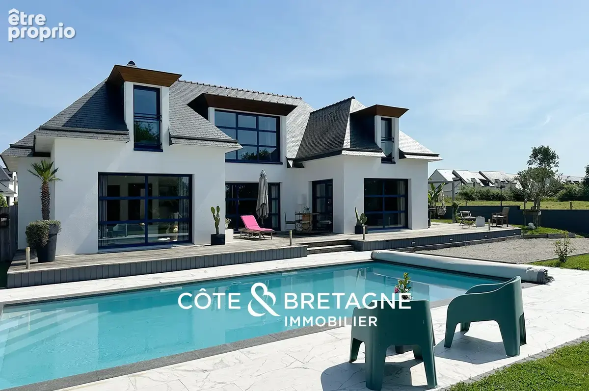 Maison moderne avec piscine à ambon dans le morbihan  réf : 202629 - photo 18