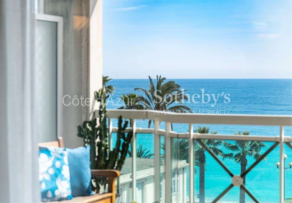 Nice Promenade des Anglais appartement 4 pièces terrasse vue mer garage étage élevé - photo 19