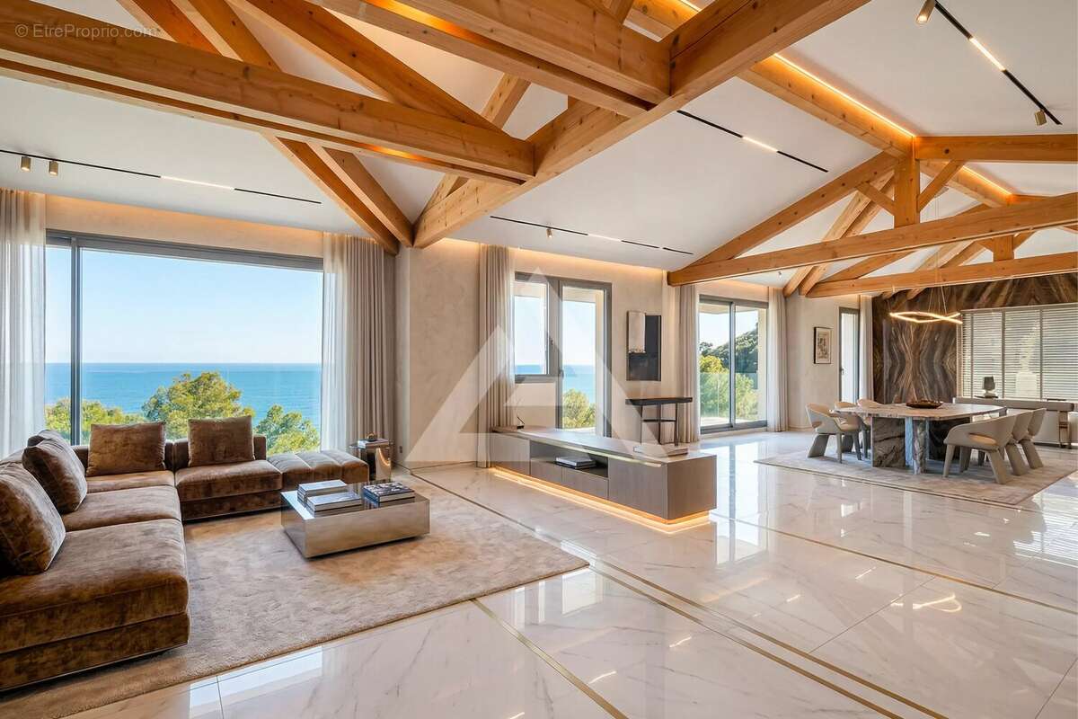 Èze bord de mer - villa contemporaine - vue mer panoramique - photo 9