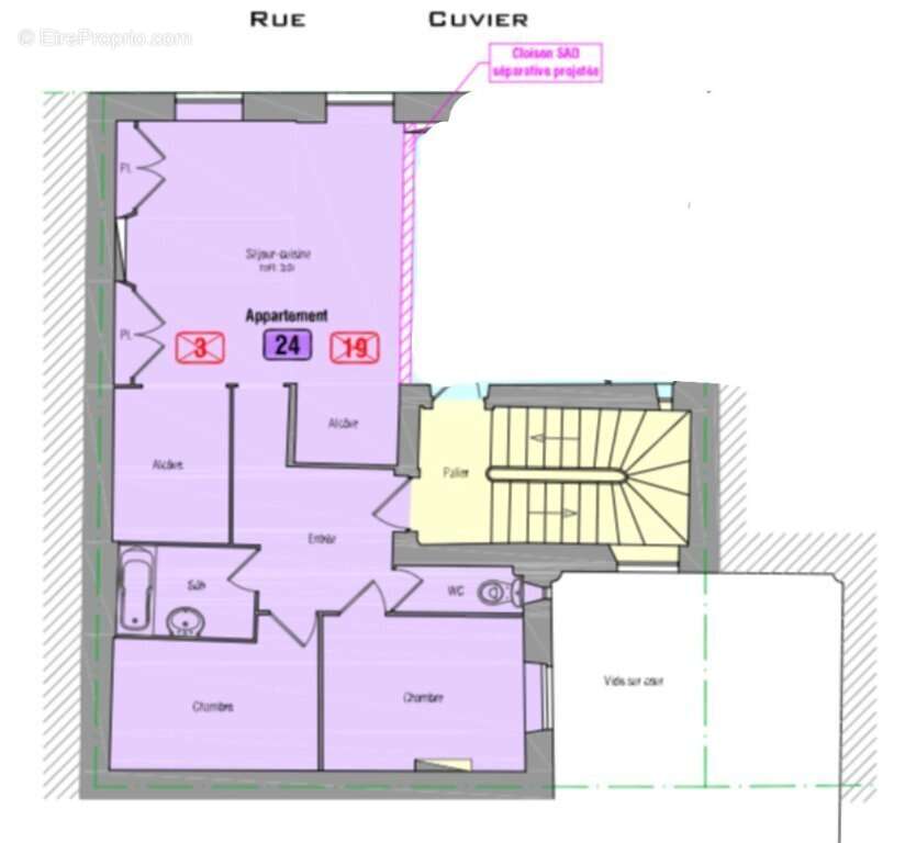 Appartement à LYON-6E