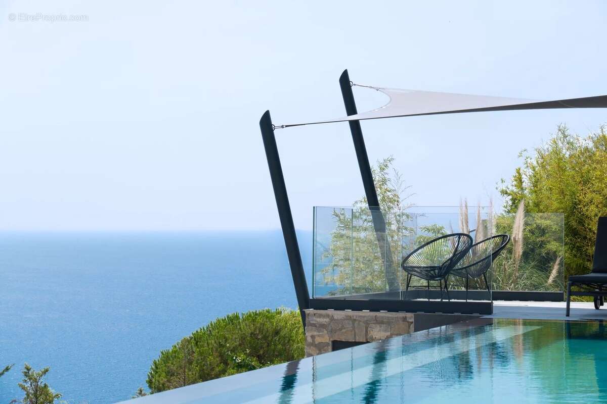 Villa contemporaine à vendre Eze vue mer piscine Monaco - photo 3