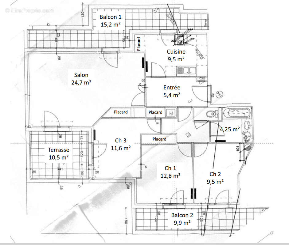 Appartement à COURBEVOIE