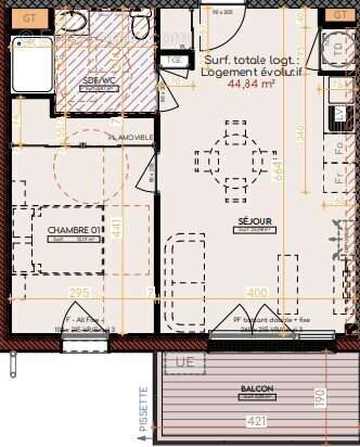 Appartement à TOURNEFEUILLE