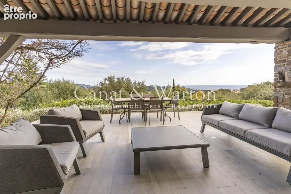 La croix valmer: villa rénovée avec piscine & vue mer - photo 4