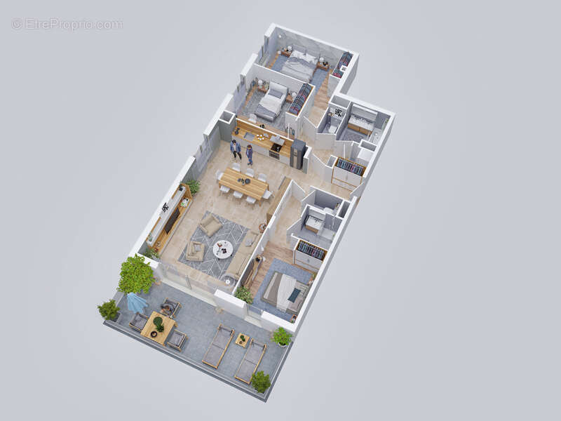 Appartement à CHARBONNIERES-LES-BAINS