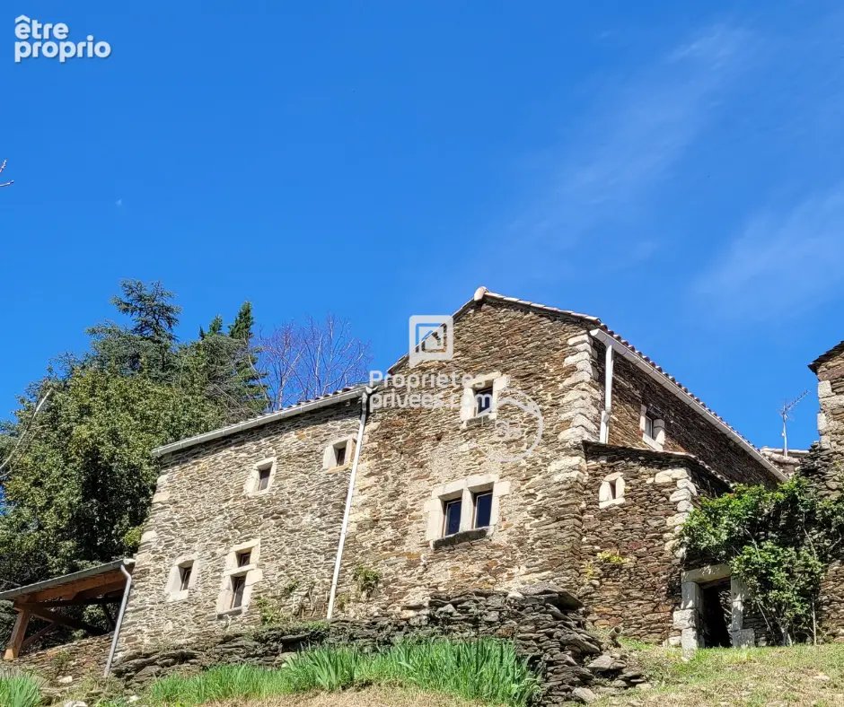 Mas  typiquement cévenol - Malbosc (limite Gard/Ardèche) 215 m²  8 pièces  Terrain  17 497 m² Piscine - photo 2