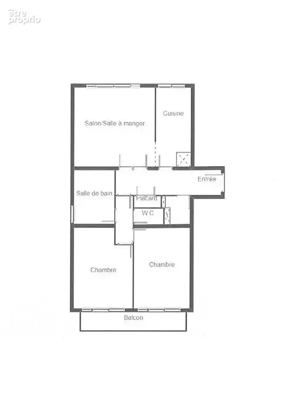 3 pièces traversant de 66m² avec balcon, parking et cave - photo 9