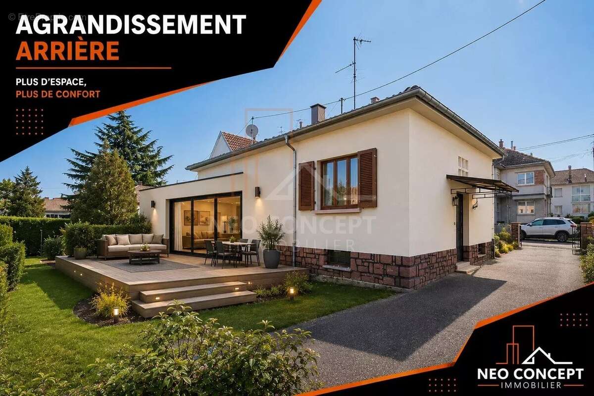Bungalow de 67 m² à Haguenau avec jardin - photo 3