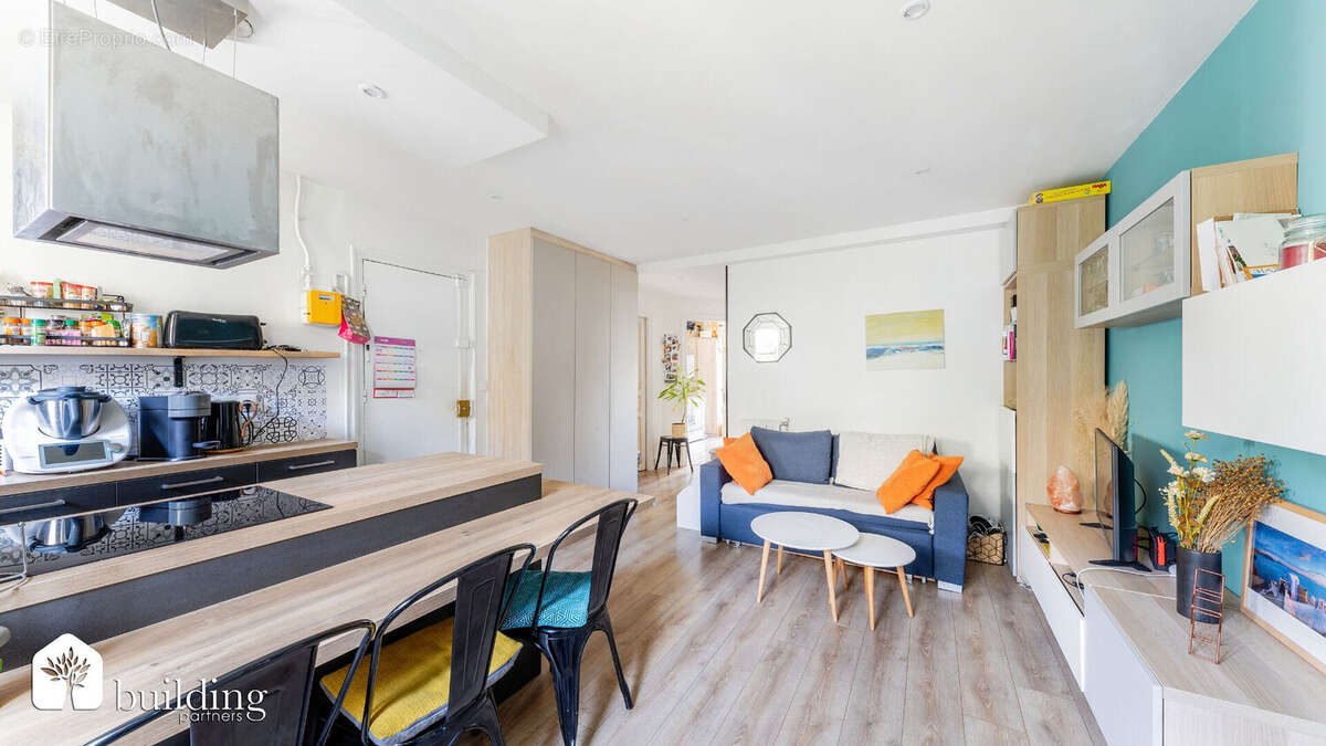 Planchette Levallois-Perret - Appartement 3 pièces 46,06 m² - photo 4