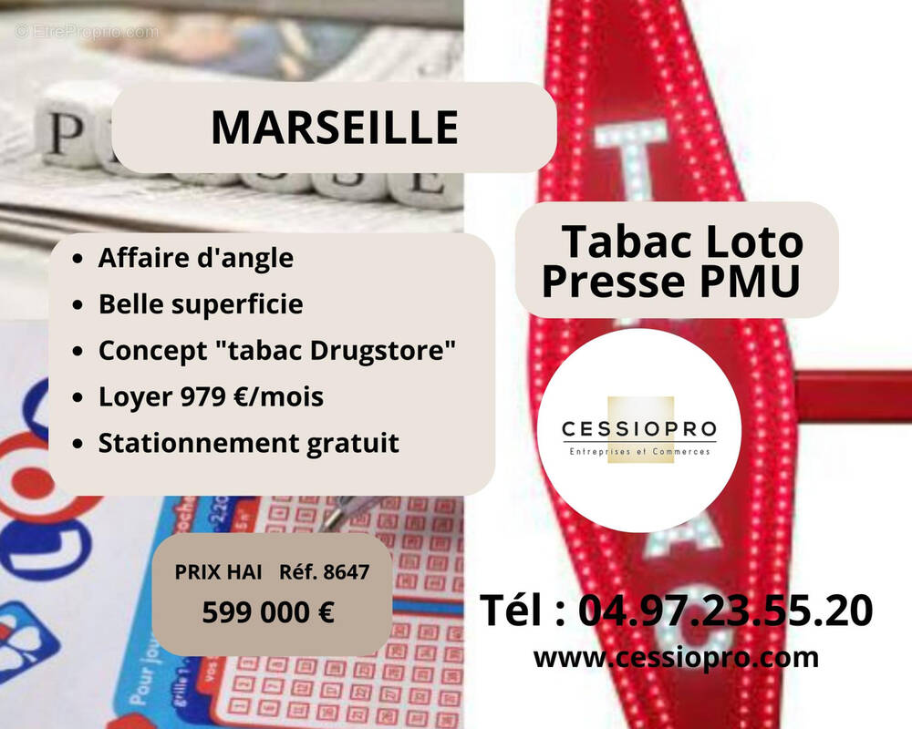Commerce à MARSEILLE-15E