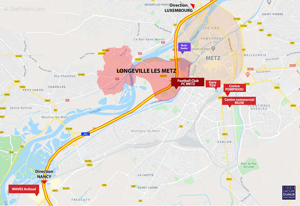 Appartement à LONGEVILLE-LES-METZ