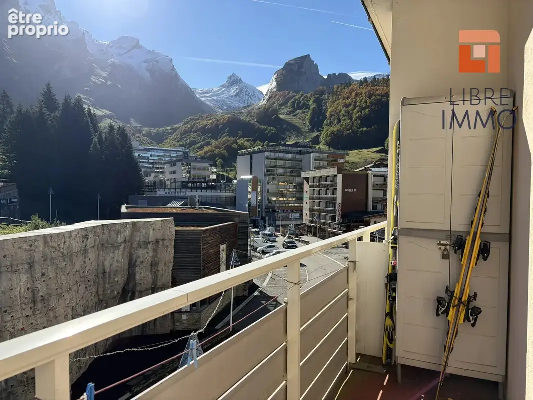 À vendre, exclusivité, gourette, studio 30m² avec balcon, casier à skis - photo 1