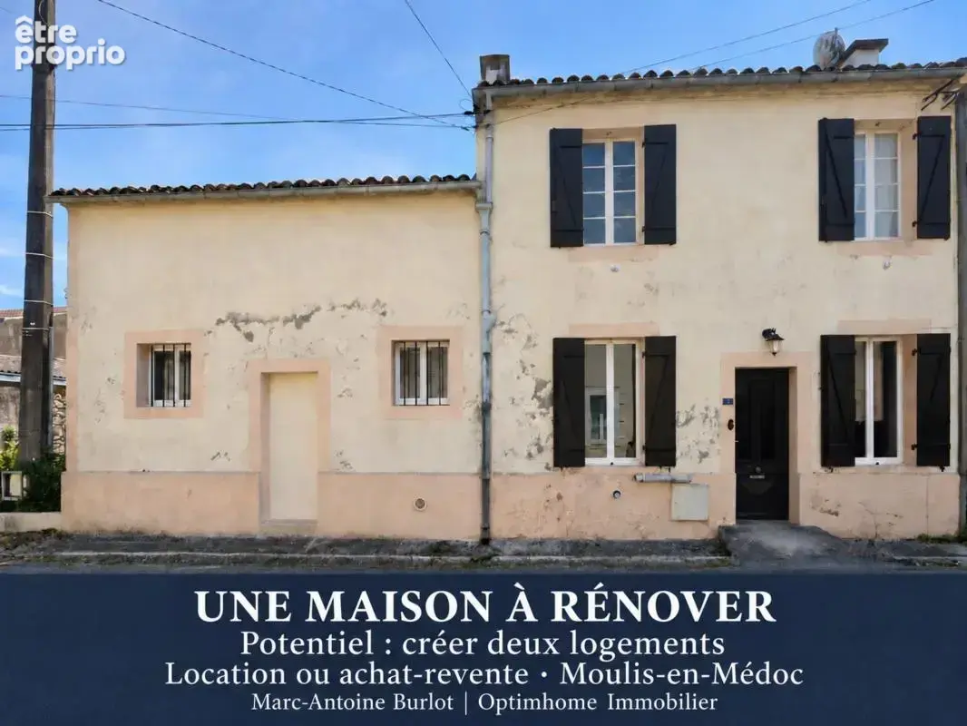 Maison à MOULIS-EN-MEDOC