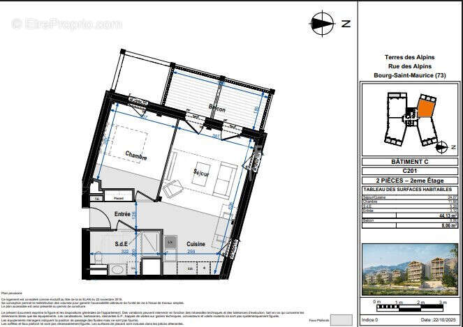 Appartement à BOURG-SAINT-MAURICE