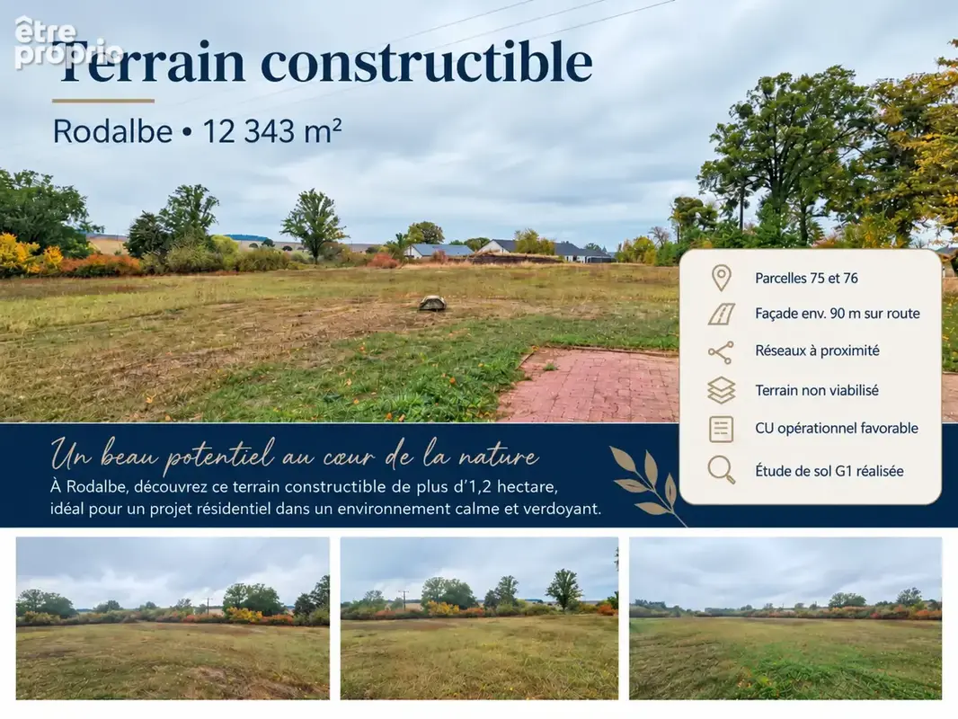 Terrain constructible à Rodalbe - photo 1