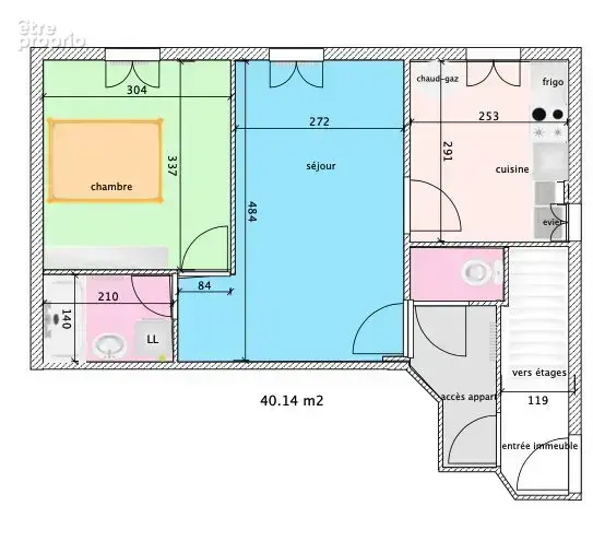 Appartement 2 pièces 39 m² à vendre à Le Pecq (78230) - photo 2