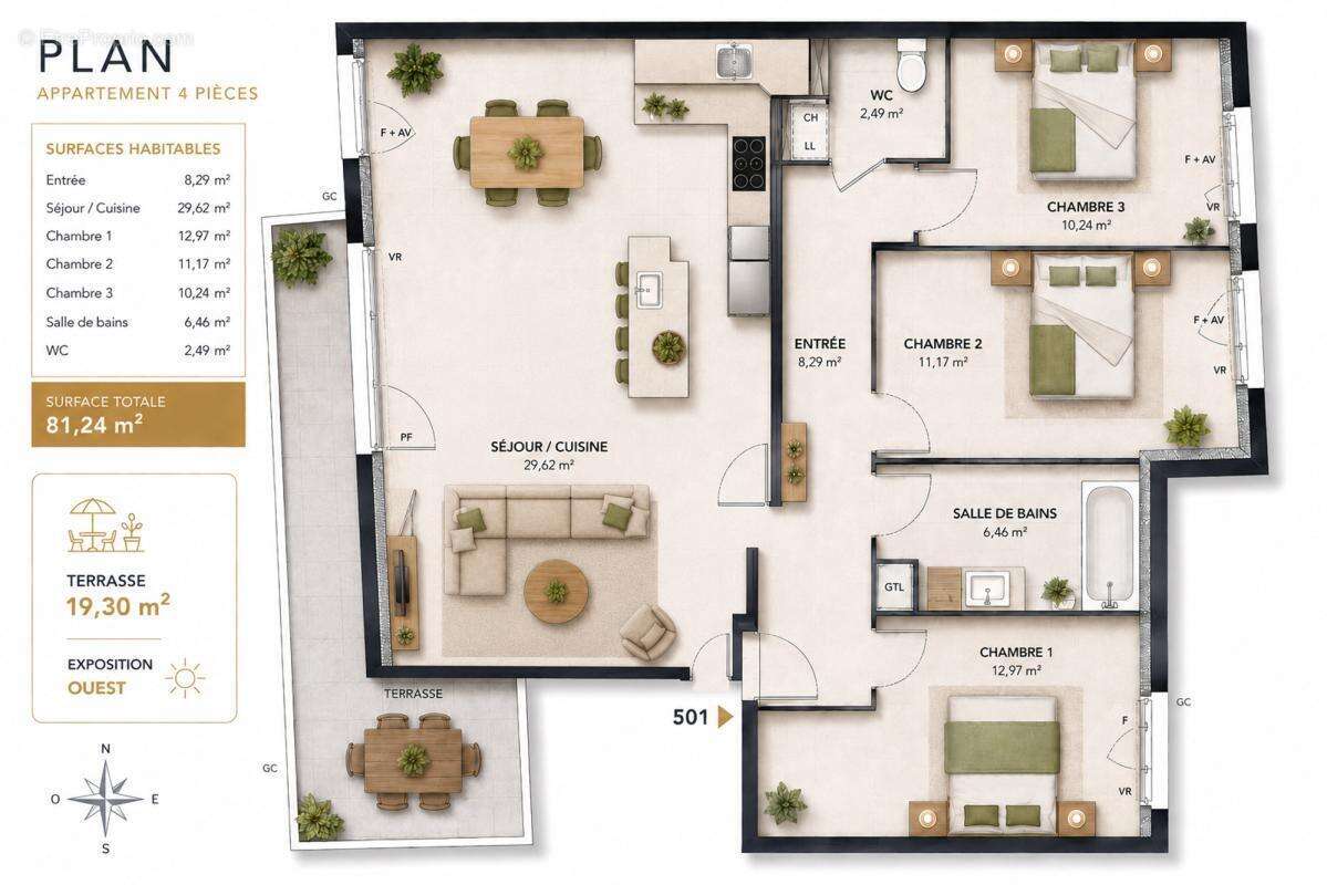Appartement à RENNES
