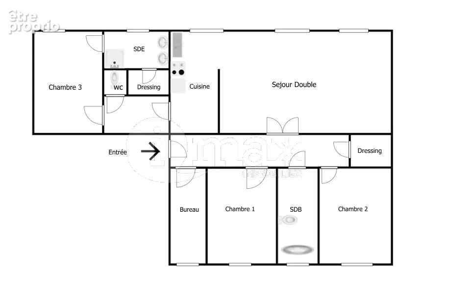 Asnières gare - appartement familial de 112 m²  -5 pièces - 880 000 - photo 8
