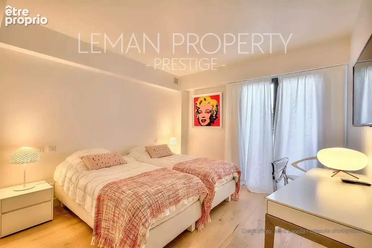 Cannes - croisette - vente 4 pièces 121 m2 - terrasse 16,50 m2 - photo 5