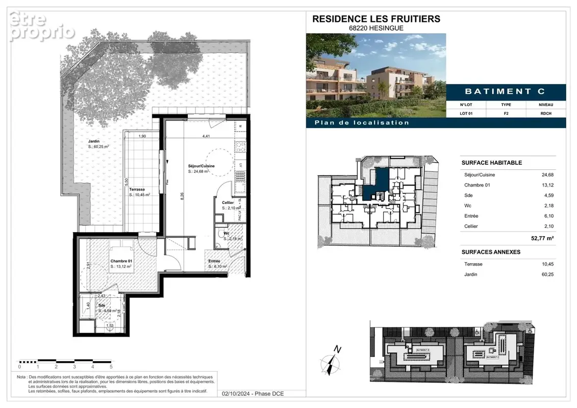 Appartement neuf 2 pieces au rez-de-chaussee a hesingue - photo 2