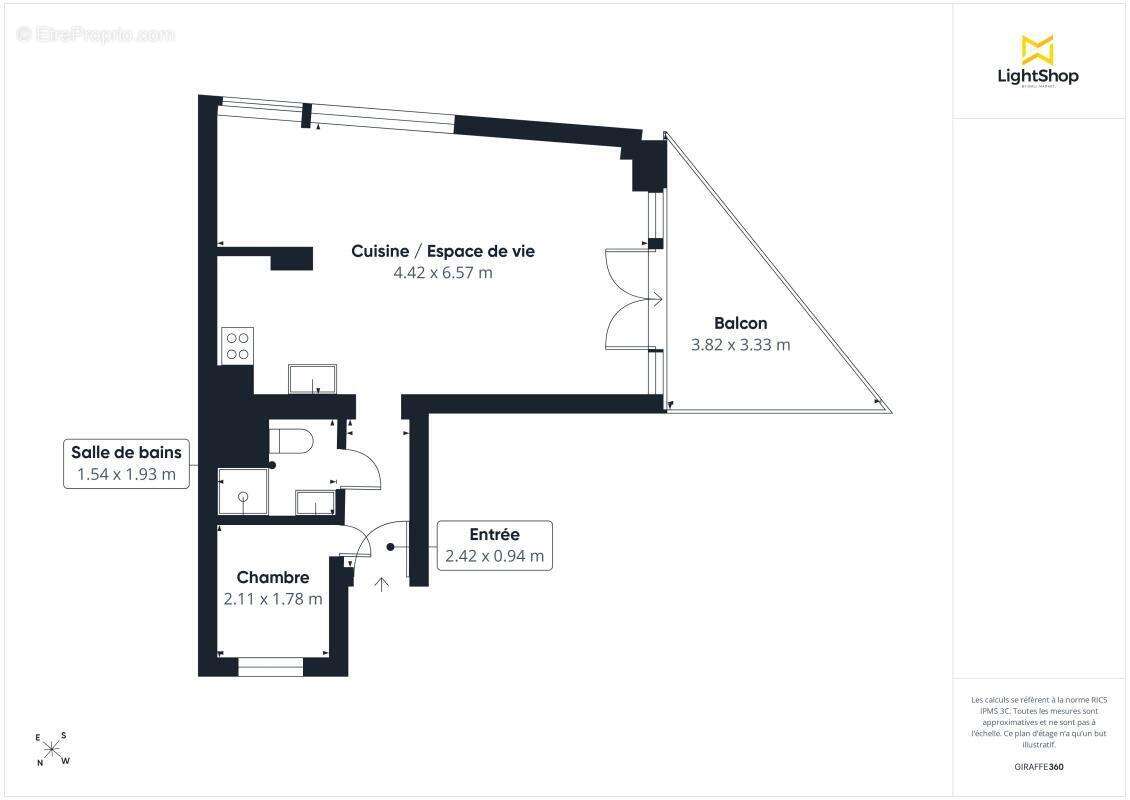 Appartement à PARIS-15E
