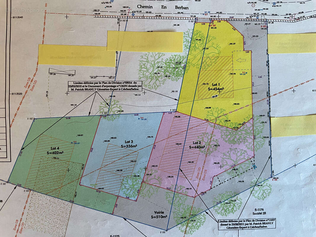 Terrain à LA CHAPELLE-DE-GUINCHAY