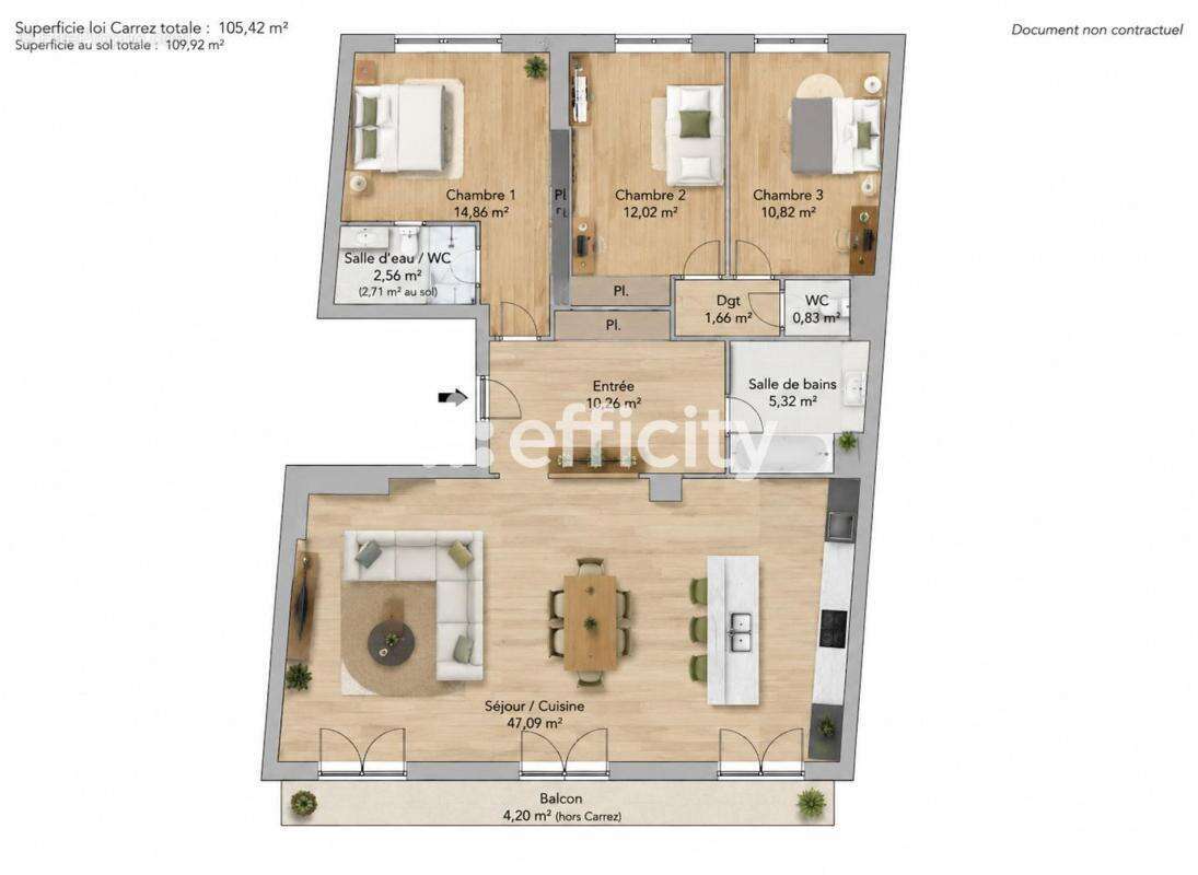 Appartement à PARIS-16E