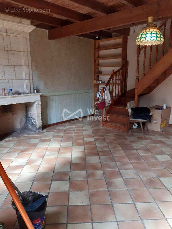 le séjour  - Maison à PLASSAC