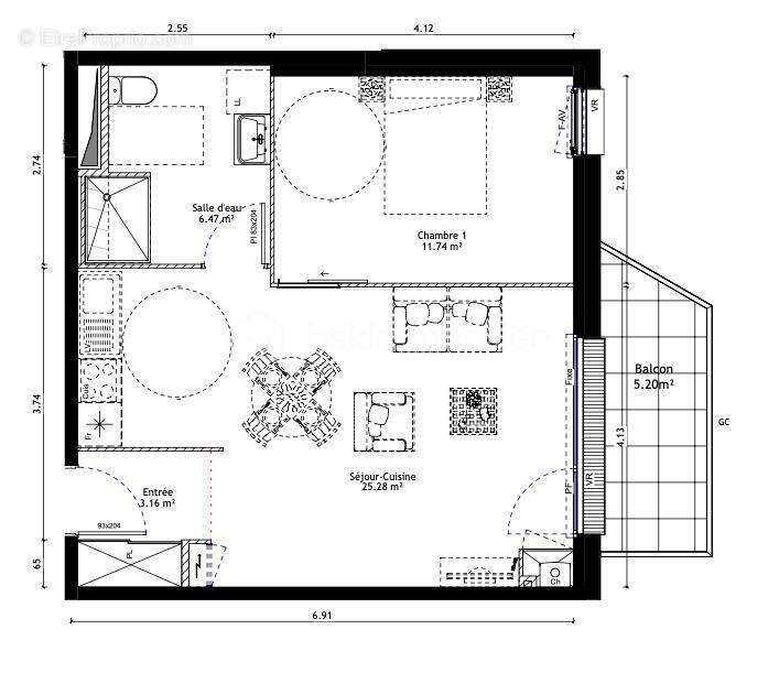 Appartement à VANNES