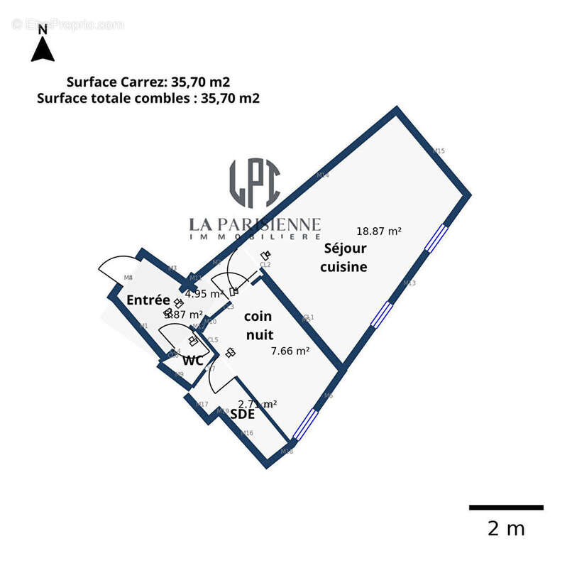Appartement à PARIS-19E