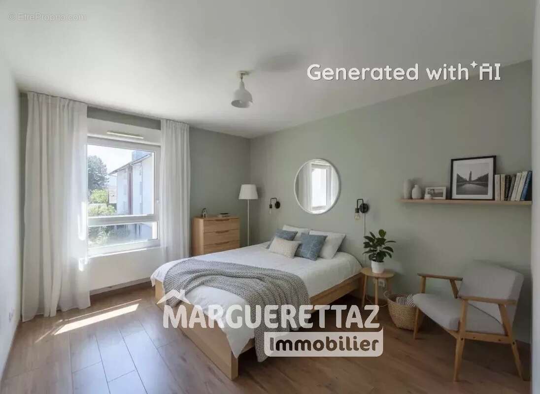 Au coeur de Reignier, T3 avec terrasse au calme + 2 places de parc en sous-sol et cave - photo 9
