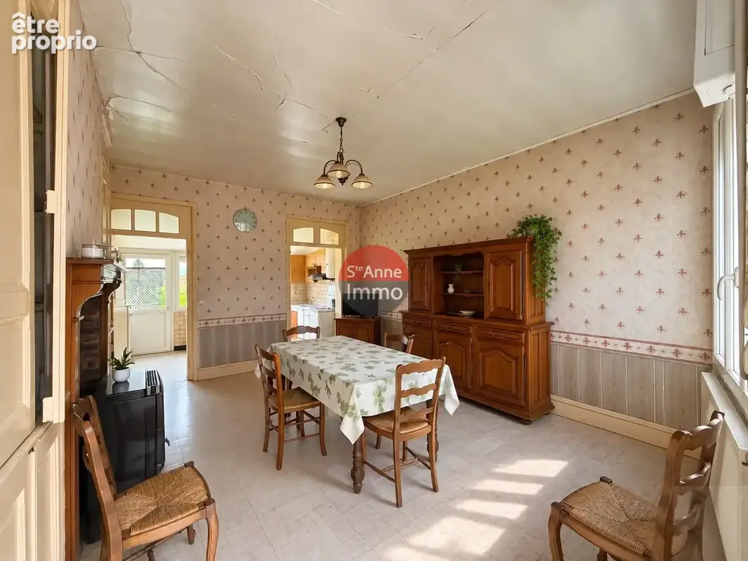 Parvillers-le-quesnoy - maison semi-mitoyenne - 2 chambres - grenier - travaux - jardin - photo 2
