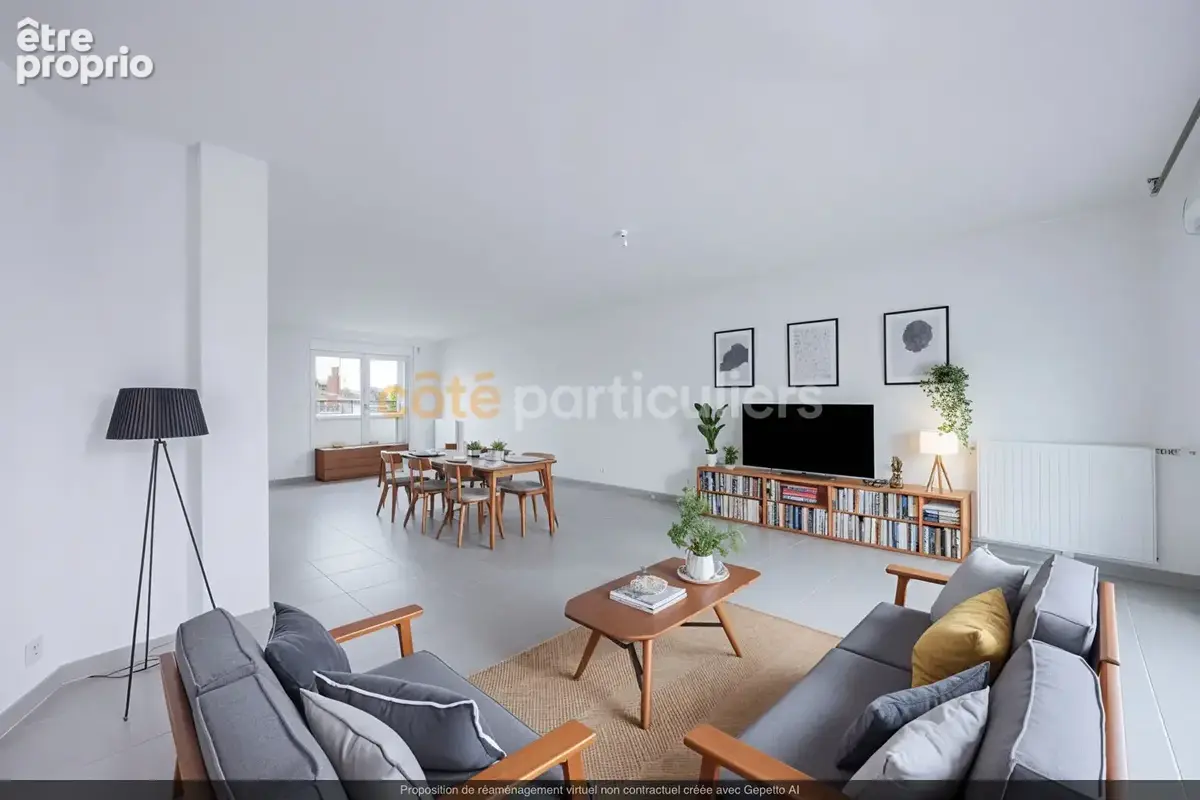 Nantes - canclaux - appartement en dernier étage - t4 - 108m2 - deux terrasses - photo 3