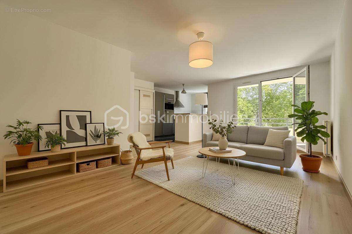 Cergy-le-Haut – 3 pièces 65 m², balcon, parking, gare à pied, DPE C - photo 2
