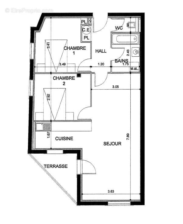 Appartement à LA FORET-FOUESNANT