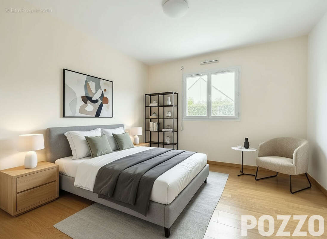 A vendre. st clair sur elle. plain-pied. 3 chb. centre bourg. - photo 7