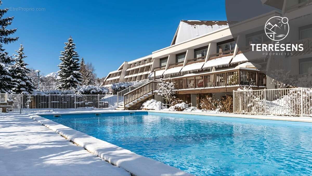 Appartement t1 (4 personnes) - résidence les terrasses de chantemerle 1350 à saint-chaffrey - photo 2