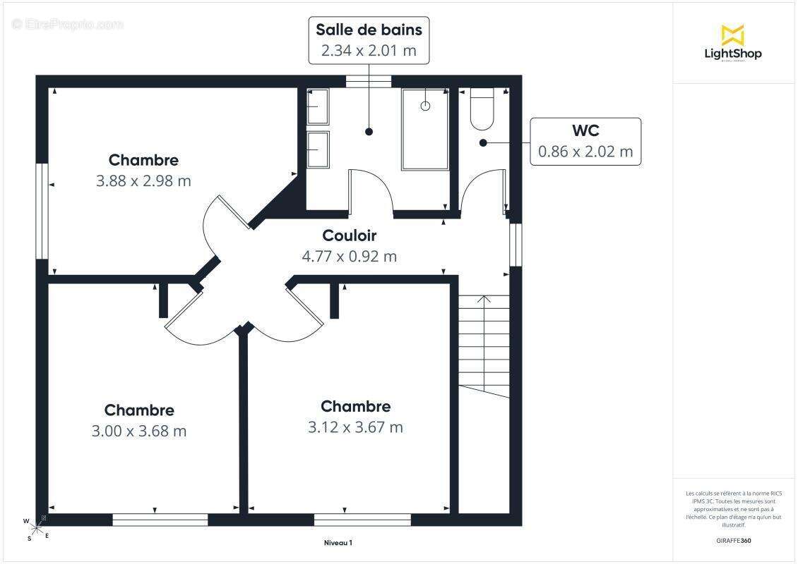 Maison non mitoyenne de 106,93 m2 avec 3 chambres, jardin et garage - Vigneux-de-Bretagne - photo 20