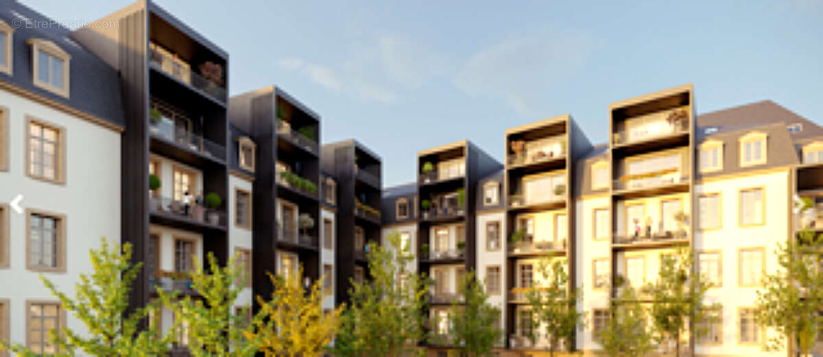 Metz Sainte Thérèse, résidence Impératrice, F2 48,02 m² avec terrasse 9 m² - photo 2