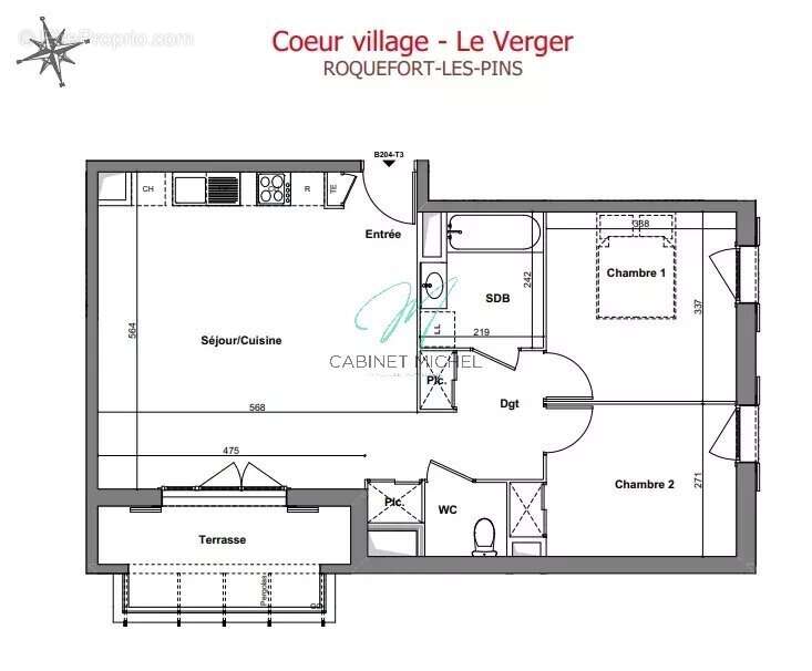 Appartement à ROQUEFORT-LES-PINS