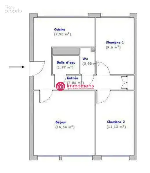 Appartement 56 m² à Le Mans  - photo 4