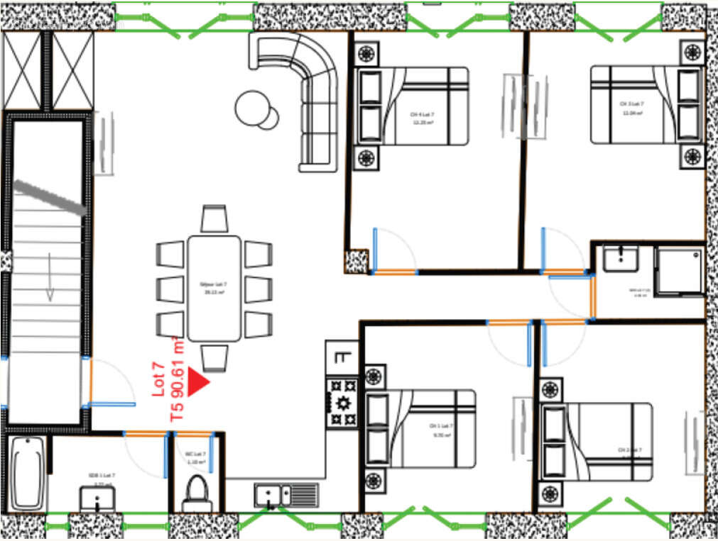 Appartement à FRANCHEVILLE