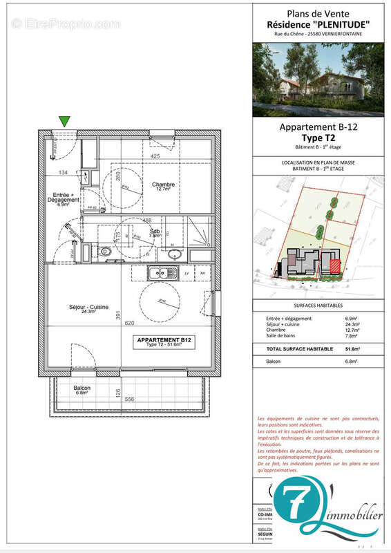 Appartement à VERNIERFONTAINE